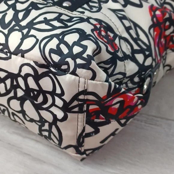 Coach Poppy Flower Graffiti Large Tote - Picture 9 of 15